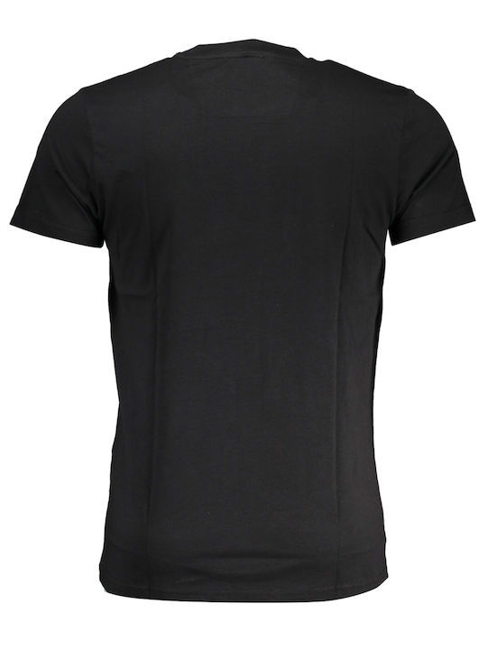 Roberto Cavalli T-shirt Bărbătesc cu Mânecă Scurtă Black