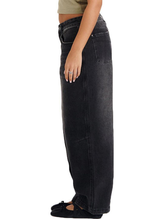 Damenjeans in Entspannter Passform Charcoal Wash