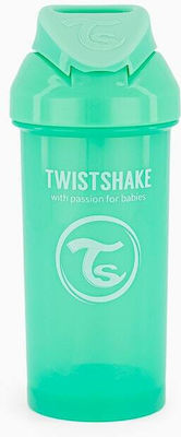 Twistshake Baby & Toddler Cups Straw Cup made of Plastic Green 1pcs 360ml for 6m+m+