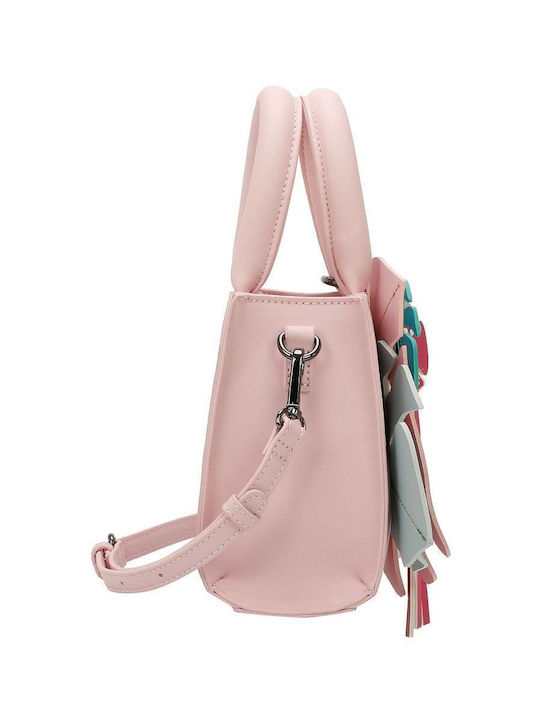 Buffalo Boxy Leather Women's Bag Crossbody Pink