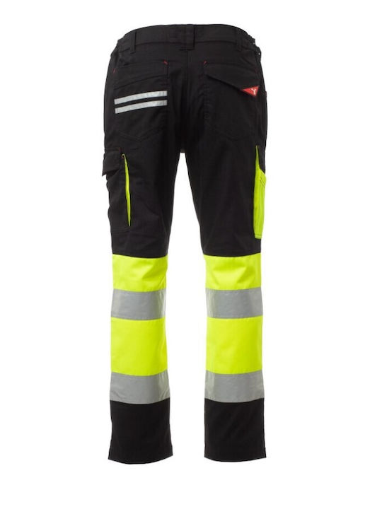 Payper Working Summer Reflektierend Arbeitshose Schwarz