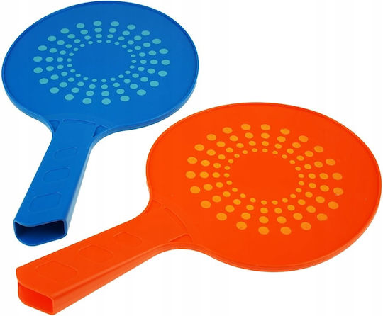 Set de badminton pentru copii Zola, cu plasă, rachete și minge din plastic