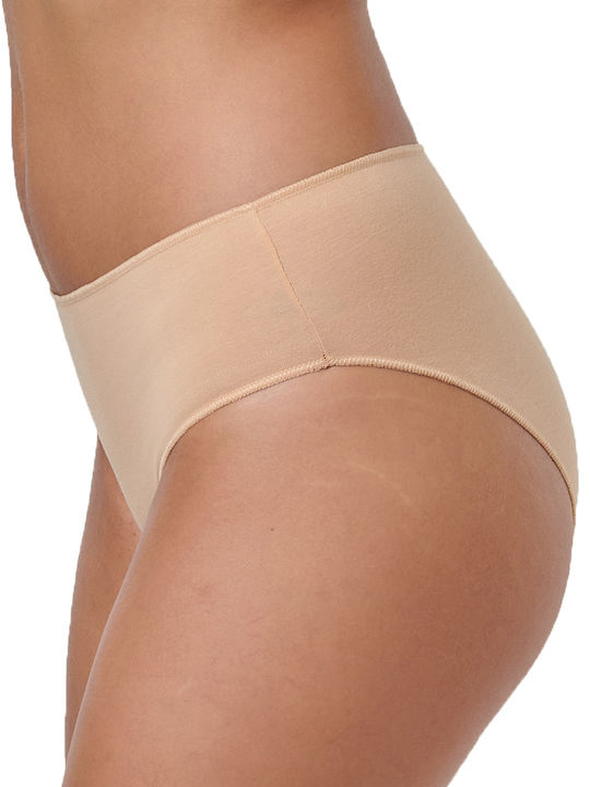 Γυναικεία Slip 3Pack Μπεζ-λευκό-μαύρο