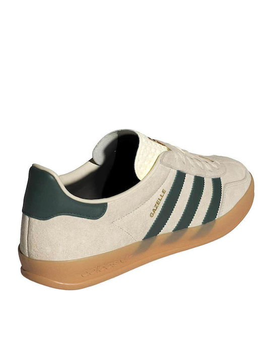 Gazelle Indoor Pentru Bărbați Adidași Crem Alb / Verde Colegial