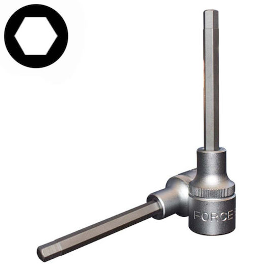 Force Καρυδάκι Allen Μακρύ 1/2'' Long Walnut with Allen Head and Socket 1/2'' H11x100mm