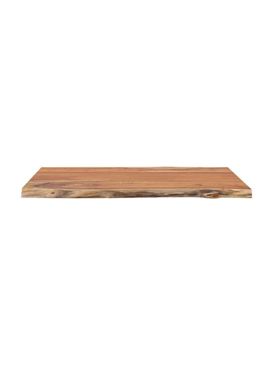 vidaXL Правоъгълена Повърхност на масата Масивно дърво Acacia 80x60x2.5см 370620 1бр
