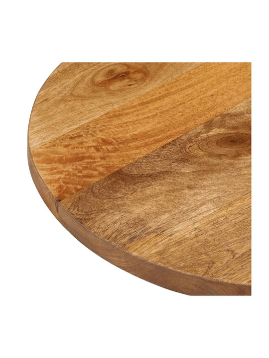 vidaXL Oval Table Surface made of Solid Wood Mango 80x40x2.5cm 370142 1pcs