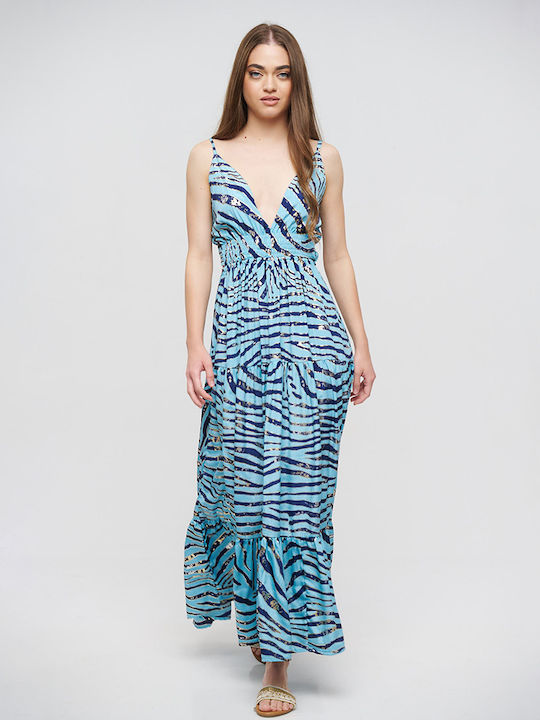 Summer Maxi Dress Blue