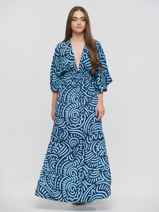 Ble Resort Collection Maxi Dress Blue