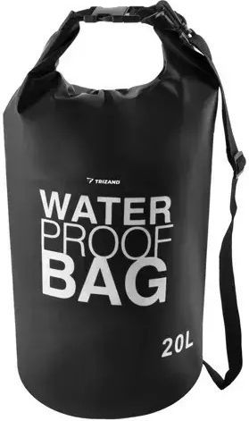 Trizand Wasserdichte Tasche Rucksack mit einer Kapazität von 20 Litern Schwarz