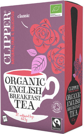 Clipper Μαύρο Τσάι Βιολογικό Προϊόν English Breakfast 20 Φακελάκια 44gr
