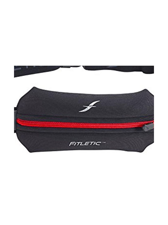 Fitletic Single Race Pouch Ανδρικό Τσαντάκι Μέσης για Τρέξιμο Μαύρο