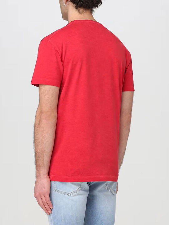 Dsquared2 T-shirt Bărbătesc cu Mânecă Scurtă RED