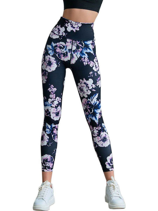 Women's Cropped Legging High Waisted & Push Up Black