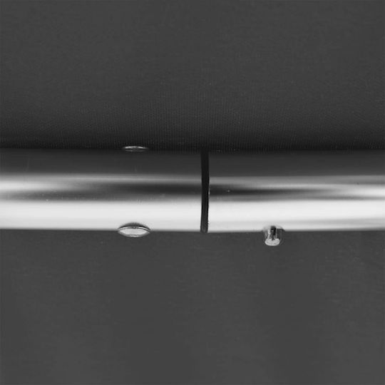 vidaXL Tenta Barca Aluminiu M236xL228xH127cm Negru Culoare