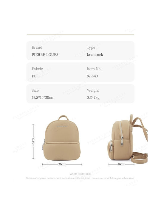 Damentasche Rucksack Braun