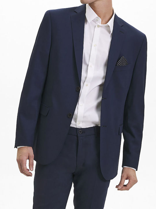 Sunwill Men's Suit Jacket DarkBlue