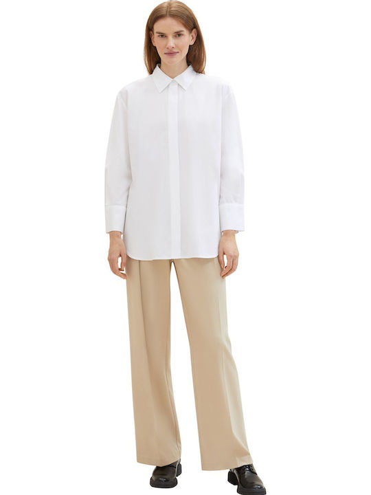 Women's Long Sleeve Shirt White
