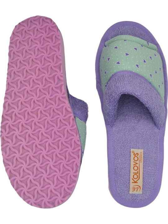 Winter Women's Slippers Turquoise