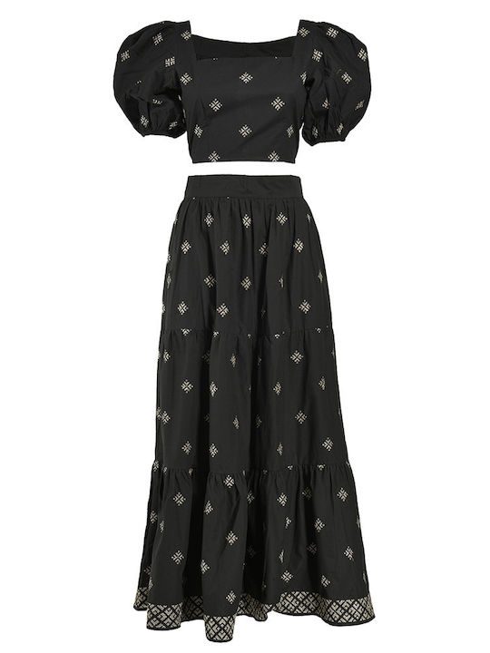 Ble Resort Collection Feminin Top de Plajă Negru