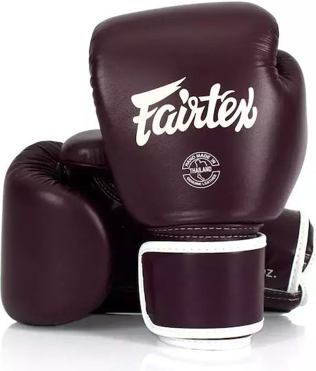 Fairtex Boxing Gloves Leather for Match Red
