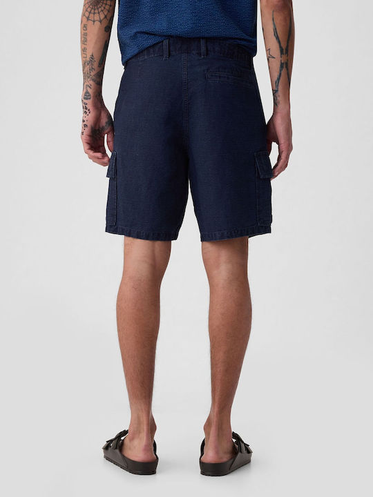Bermudă de Bărbați Dark Indigo