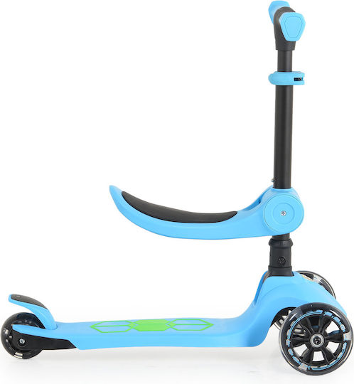 Byox Kids Scooter Foldable Lamborghini 3-Wheel with Seat Blue