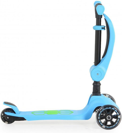 Byox Kids Scooter Foldable Lamborghini 3-Wheel with Seat Blue