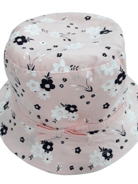 Venere Παιδικό Καπέλο Bucket Υφασμάτινο White / Pink