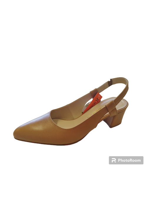 Ragazza Anatomic Leather Tabac Brown Heels