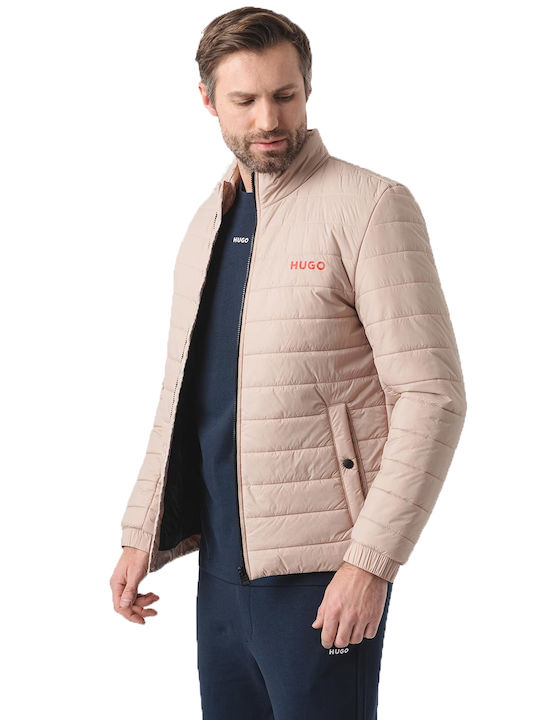 Hugo Boss Herren Jacke Lässig Beige