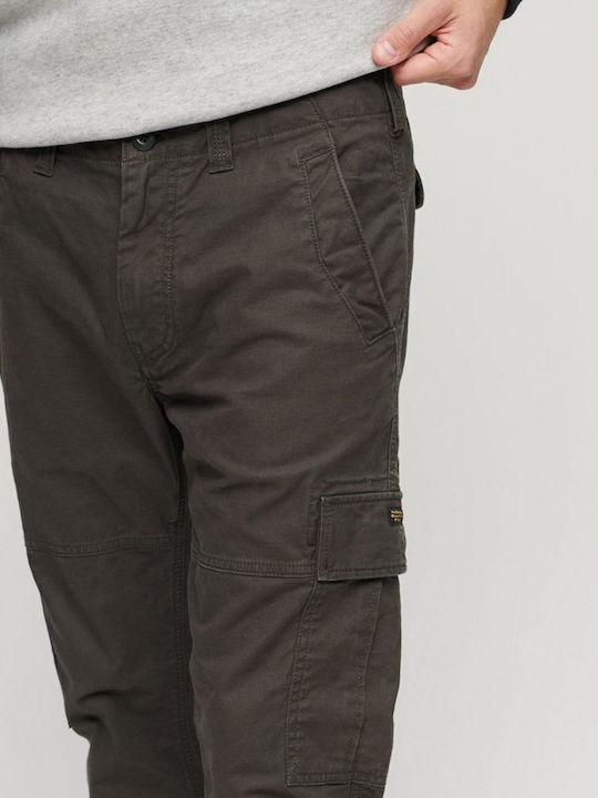 D2 Ovin Core Trousers Cargo Elastic in Regular Fit Black