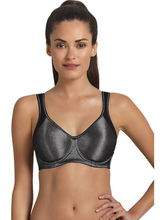 Athletic Athletic Bra Underwire Black