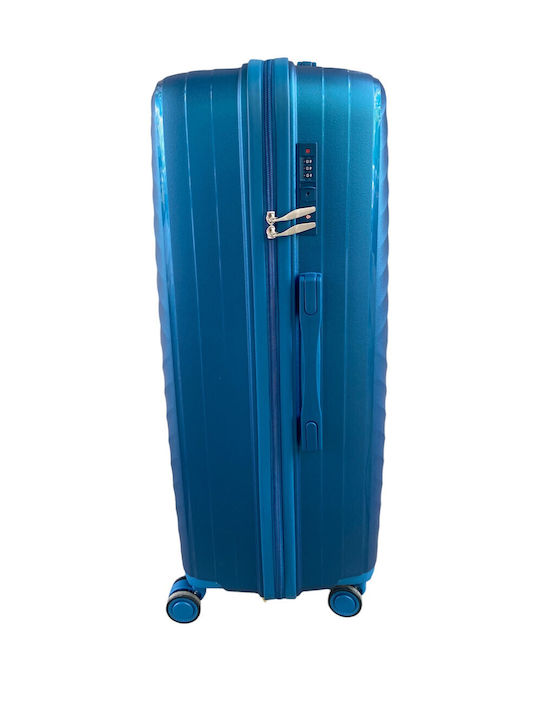 Ormi Esh-1240 Hard Polypropylene Suitcase Height 55cm Blue 55x40x22cm