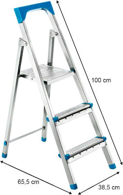 Perilla Gi200 Step Ladder Iron 3 Steps