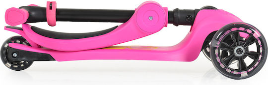 Byox Kids Scooter Foldable Lamborghini 3-Wheel with Seat Pink