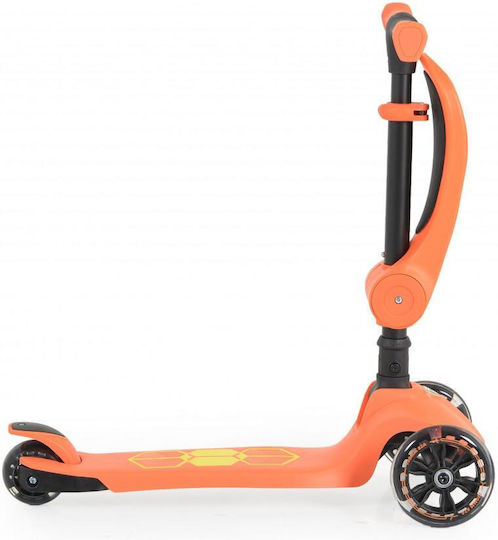 Byox Kids Scooter Foldable Lamborghini 3-Wheel with Seat Orange