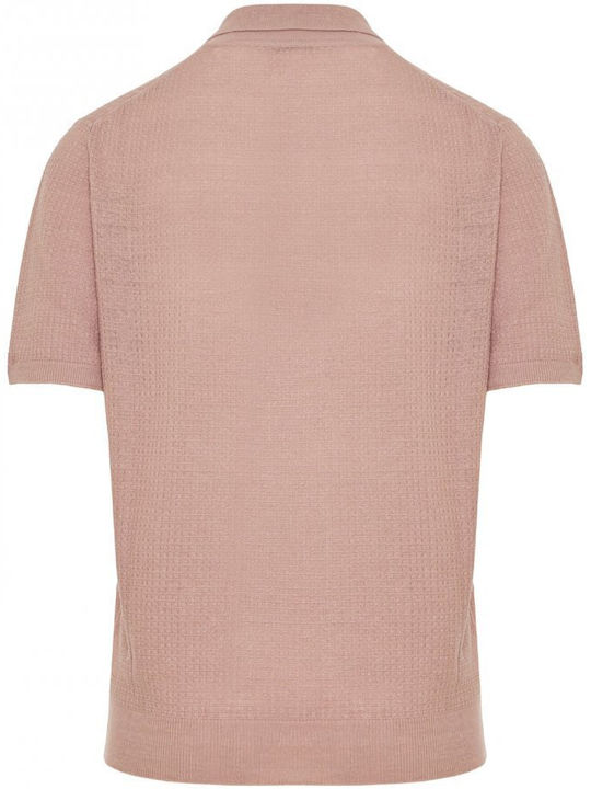 CC Collection Corneliani Herren Shirt Polo Rosa