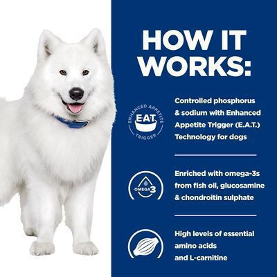 Hill's Prescription Diet Kidney Care K/D 12kg Dry Food for Dogs Gluten-Free with Meat
