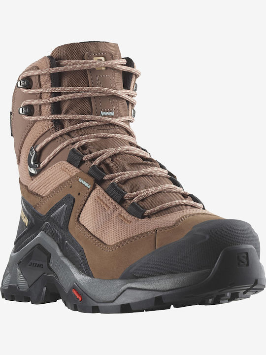 Salomon Quest Element Gtx Women's Hiking Boots Waterproof with Gore-Tex Membrane Brown