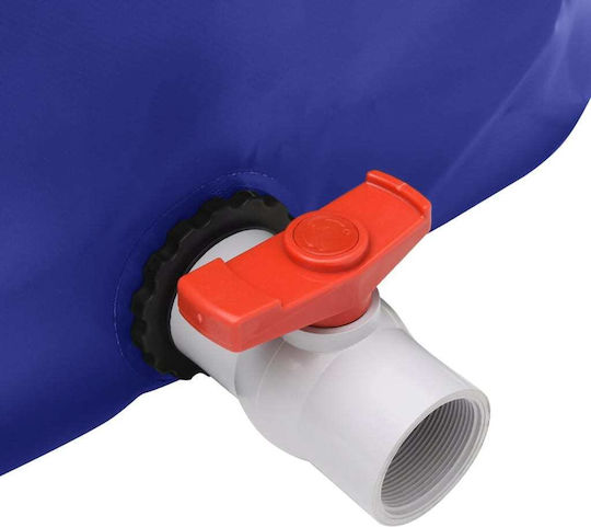 vidaXL Vertical Cylindrical Plastic Storage Tank 100lt for Water / Petroleum Blue