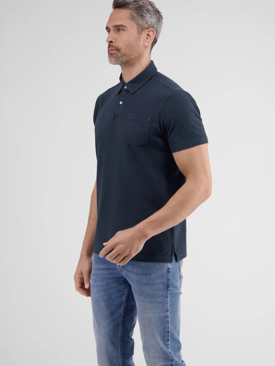 Lerros Men's Short Sleeve Blouse Polo BLUE