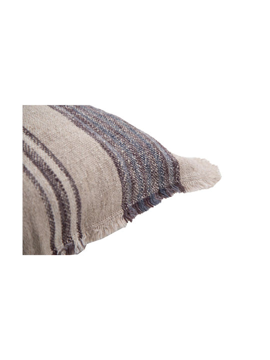 Soulworks Калъф За Възглавница Navy От 100% Памук Navy Blue/natural 40x60см