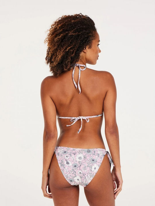 Protest Bikini Set Triangle Top & Slip Bottom Pink Floral