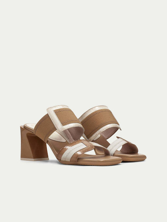 Hispanitas Leder Damen Sandalen in Tabac Braun Farbe