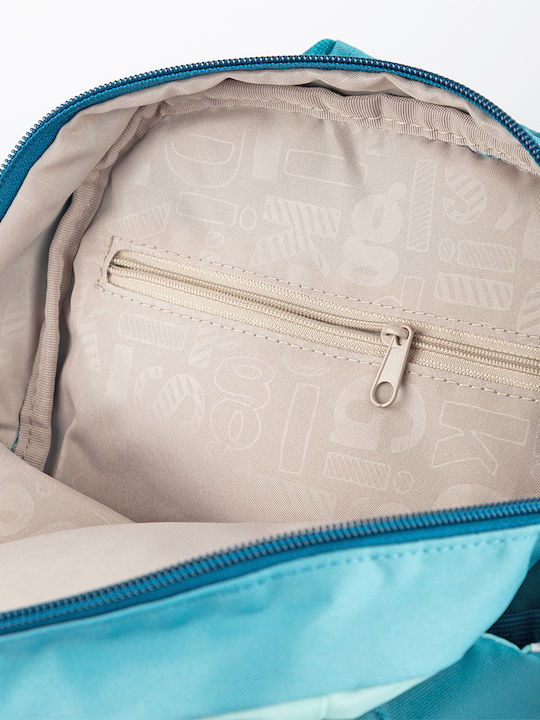 Sigikid Schulranzen Rucksack Kindergarten Türkis mit Flaschenhalter