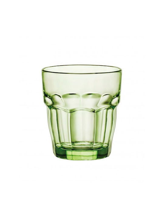 Bormioli Rocco Rock Bar Set of Glasses White Wine / Water made of Glass in Green Color 270ml 4pcs