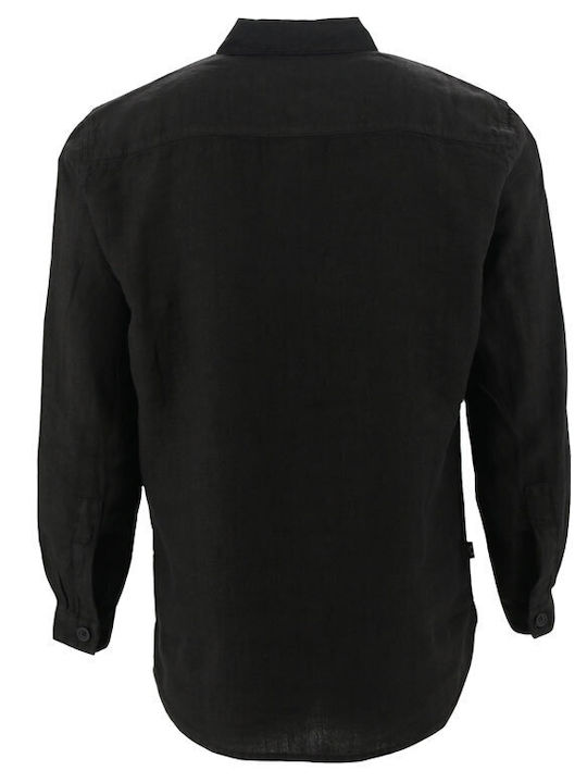 Rose & Cigar Men's Shirt Long Sleeve Black