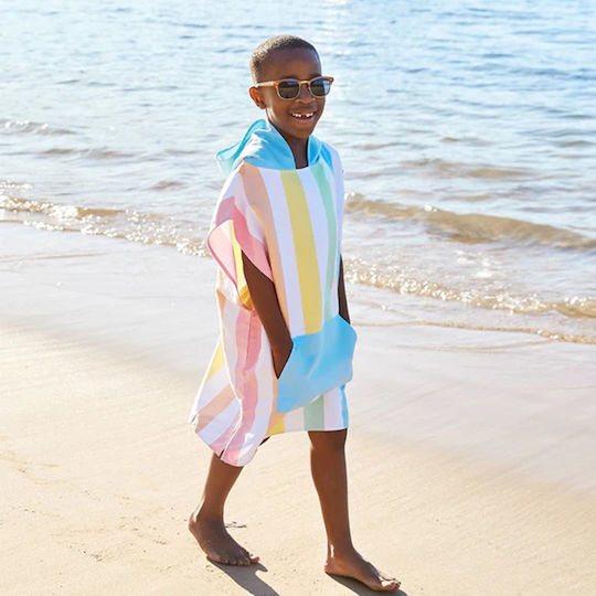 Dock & Bay Kids Beach Poncho Unicorn Waves Microfiber 75cm X 55cm 1011621719 Multicolor Girl Collection Su24