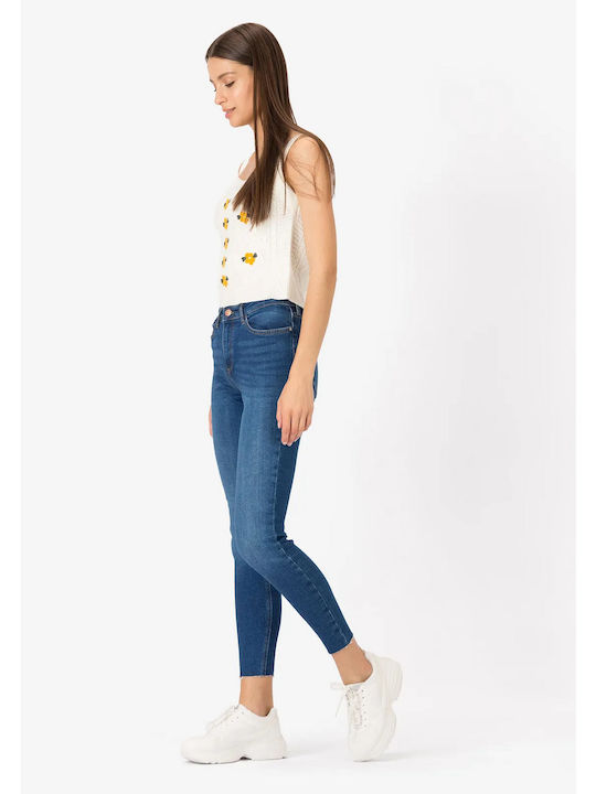 Tiffosi Blugi pentru femei cu croială skinny Blue